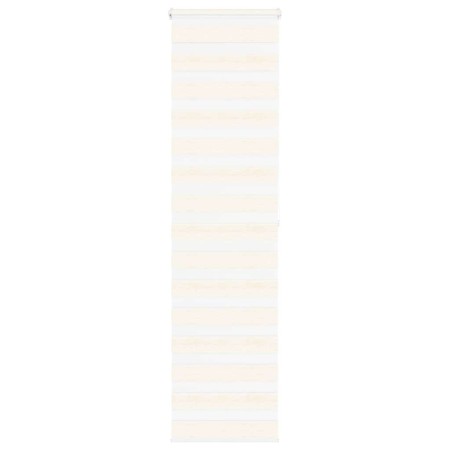 This beige zebra curtain is made of marble weave, with a width of 55.9 cm and is made of polyester. by , Blinds and blinds - ...
