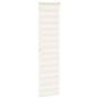 Diese beigefarbene Marmoreffekt-Zebra-Jalousie hat eine Breite von 55,9 cm und besteht aus Polyester. von , Jalousien und Jal...