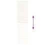 This beige zebra curtain is made of marble weave, with a width of 55.9 cm and is made of polyester. by , Blinds and blinds - ...