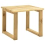 Garden lounger with impregnated pine wood table by vidaXL, Loungers - Ref: Foro24-315395, Price: 98,80 €, Discount: %