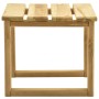 Garden lounger with impregnated pine wood table by vidaXL, Loungers - Ref: Foro24-315395, Price: 98,80 €, Discount: %