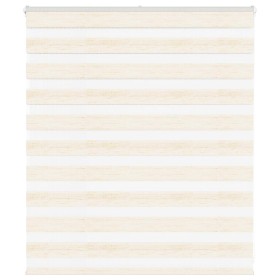 Beige Zebra-Vorhang aus Marmor mit einer Breite von 115,9 cm aus Polyester. von , Jalousien und Jalousien - Ref: Foro24-40146...