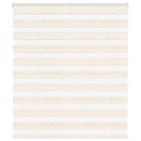 Estor cebra beige mármol tejido ancho 125,9 cm poliéster de , Persianas y estores - Ref: Foro24-4014657, Precio: 35,26 €, Des...