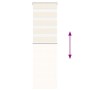 Beige Zebra-Vorhang aus Marmor mit einer Breite von 45,9 cm aus Polyester. von , Jalousien und Jalousien - Ref: Foro24-401461...