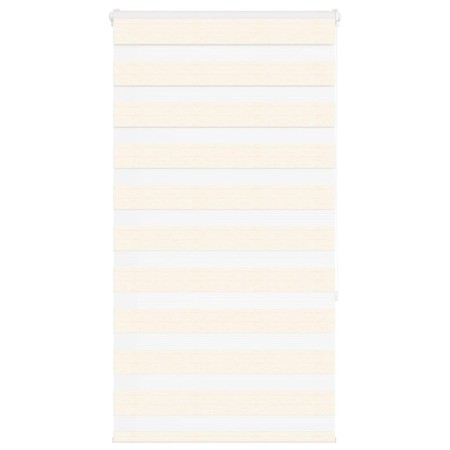 This beige zebra curtain is made of marble weave, with a width of 80.9 cm and is made of polyester. by , Blinds and blinds - ...