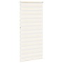 This beige marble woven zebra curtain has a width of 110.9 cm and is made of polyester. by , Blinds and blinds - Ref: Foro24-...