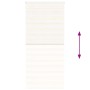 This beige marble woven zebra curtain has a width of 100.9 cm and is made of polyester. by , Blinds and blinds - Ref: Foro24-...