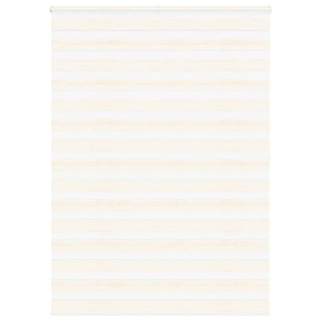 This beige marble woven zebra curtain has a width of 150.9 cm and is made of polyester. by , Blinds and blinds - Ref: Foro24-...