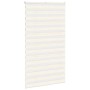 Diese beige Zebra-Jalousie ist 125,9 cm breit und aus Polyester-Marmor gewebt. von , Jalousien und Jalousien - Ref: Foro24-40...