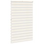 This beige marble woven zebra curtain has a width of 140.9 cm and is made of polyester. by , Blinds and blinds - Ref: Foro24-...