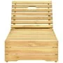 Green impregnated pine wood lounger by vidaXL, Loungers - Ref: Foro24-315400, Price: 117,82 €, Discount: %
