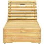 Tumbona de madera de pino impregnada verde de vidaXL, Tumbonas - Ref: Foro24-315400, Precio: 122,03 €, Descuento: %
