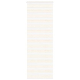 This beige zebra curtain is made of wide woven marble polyester measuring 65.9 cm. by , Blinds and blinds - Ref: Foro24-40146...