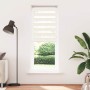 This beige zebra curtain is made of wide woven marble polyester measuring 65.9 cm. by , Blinds and blinds - Ref: Foro24-40146...