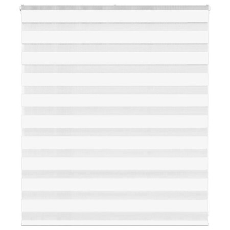 White zebra curtain 120x100 cm, fabric width 115.9 cm, made of polyester. by , Blinds and blinds - Ref: Foro24-4014733, Price...