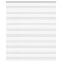 White zebra curtain 120x100 cm, fabric width 115.9 cm, made of polyester. by , Blinds and blinds - Ref: Foro24-4014733, Price...
