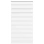 Zebra-Vorhang, weiß, 90x100 cm, Stoffbreite 85,9 cm, aus Polyester. von , Jalousien und Jalousien - Ref: Foro24-4014727, Prei...