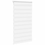 Zebra-Vorhang, weiß, 90x100 cm, Stoffbreite 85,9 cm, aus Polyester. von , Jalousien und Jalousien - Ref: Foro24-4014727, Prei...
