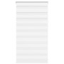Zebra-Vorhang, weiß, 80x100 cm, Stoffbreite 75,9 cm, aus Polyester. von , Jalousien und Jalousien - Ref: Foro24-4014725, Prei...