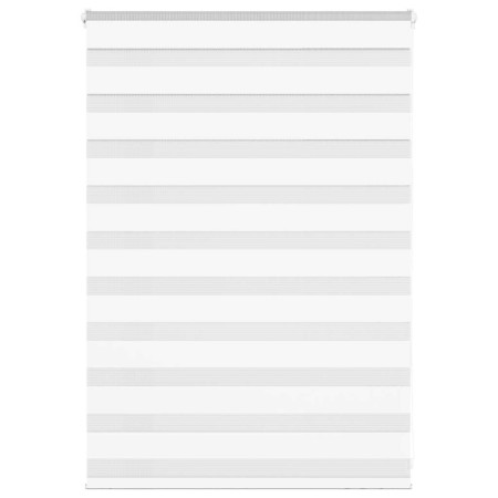 Zebra-Vorhang, weiß, 110x100 cm, Stoffbreite 105,9 cm, aus Polyester. von , Jalousien und Jalousien - Ref: Foro24-4014731, Pr...
