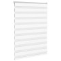 Zebra-Vorhang, weiß, 110x100 cm, Stoffbreite 105,9 cm, aus Polyester. von , Jalousien und Jalousien - Ref: Foro24-4014731, Pr...