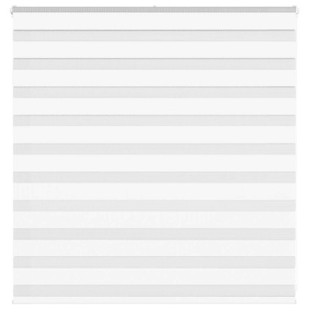 White zebra curtain 145x100 cm, fabric width 140.9 cm, polyester. by , Blinds and blinds - Ref: Foro24-4014738, Price: 33,43 ...