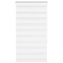 Zebra-Vorhang, weiß, 75x150 cm, Stoffbreite 70,9 cm, aus Polyester. von , Jalousien und Jalousien - Ref: Foro24-4014750, Prei...