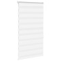 Zebra-Vorhang, weiß, 75x150 cm, Stoffbreite 70,9 cm, aus Polyester. von , Jalousien und Jalousien - Ref: Foro24-4014750, Prei...