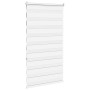 Zebra-Vorhang, weiß, 75x150 cm, Stoffbreite 70,9 cm, aus Polyester. von , Jalousien und Jalousien - Ref: Foro24-4014750, Prei...
