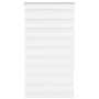 Zebra-Vorhang, weiß, 85x150 cm, Stoffbreite 80,9 cm, aus Polyester. von , Jalousien und Jalousien - Ref: Foro24-4014752, Prei...