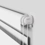 White zebra curtain 85x150 cm, fabric width 80.9 cm, made of polyester. by , Blinds and blinds - Ref: Foro24-4014752, Price: ...