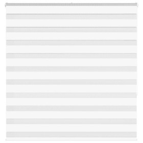 Zebra-Vorhang, weiß, 150x150 cm, Stoffbreite 145,9 cm, aus Polyester. von , Jalousien und Jalousien - Ref: Foro24-4014765, Pr...