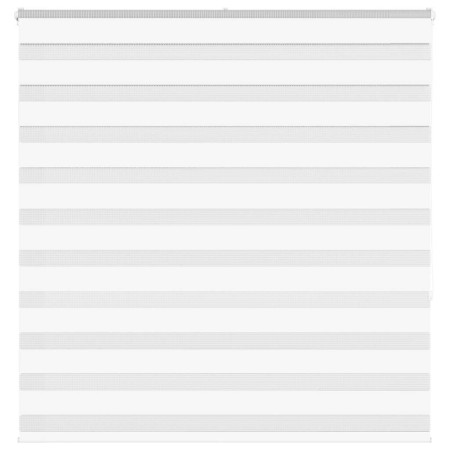 Zebra-Vorhang, weiß, 150x150 cm, Stoffbreite 145,9 cm, aus Polyester. von , Jalousien und Jalousien - Ref: Foro24-4014765, Pr...
