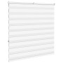 Zebra-Vorhang, weiß, 150x150 cm, Stoffbreite 145,9 cm, aus Polyester. von , Jalousien und Jalousien - Ref: Foro24-4014765, Pr...