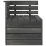 Corner sofa made of solid gray pine wood pallets by vidaXL, Modular outdoor sofas - Ref: Foro24-315419, Price: 80,03 €, Disco...