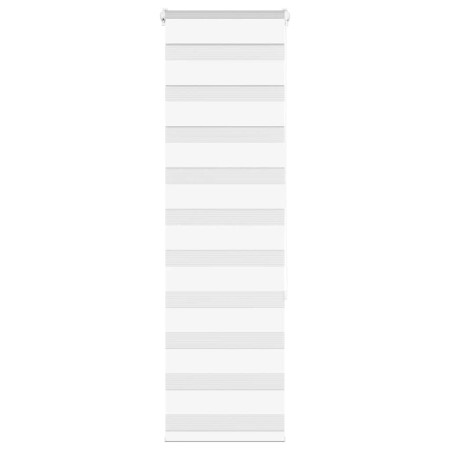 Zebra-Vorhang, weiß, 45x150 cm, Stoffbreite 40,9 cm, aus Polyester. von , Jalousien und Jalousien - Ref: Foro24-4014744, Prei...