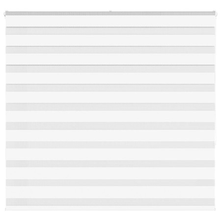 Zebra-Vorhang, weiß, 160x150 cm, Stoffbreite 155,9 cm, aus Polyester. von , Jalousien und Jalousien - Ref: Foro24-4014767, Pr...