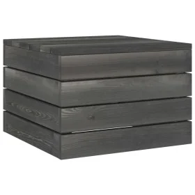 Garden pallet table solid dark gray pine wood by vidaXL, Garden tables - Ref: Foro24-315420, Price: 36,92 €, Discount: %