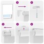 Rollo für Dusche mit Kassette 60x240cm Stoffbreite 56cm. von , Jalousien und Jalousien - Ref: Foro24-4015052, Preis: 14,81 €,...