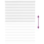White zebra curtain 155x200 cm, fabric width 150.9 cm, polyester. by , Blinds and blinds - Ref: Foro24-4014792, Price: 37,24 ...