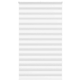Zebra-Vorhang, weiß, 135x230 cm, Stoffbreite 130,9 cm, aus Polyester. von , Jalousien und Jalousien - Ref: Foro24-4014814, Pr...