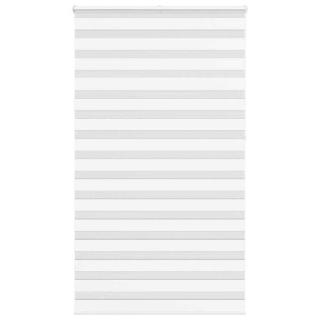 Zebra-Vorhang, weiß, 135x230 cm, Stoffbreite 130,9 cm, aus Polyester. von , Jalousien und Jalousien - Ref: Foro24-4014814, Pr...