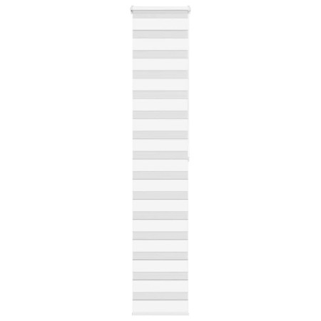 White zebra curtain 50x200 cm, fabric width 45.9 cm, polyester. by , Blinds and blinds - Ref: Foro24-4014771, Price: 23,33 €,...