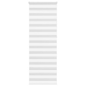 White zebra curtain 75x230 cm, fabric width 70.9 cm, made of polyester. by , Blinds and blinds - Ref: Foro24-4014802, Price: ...