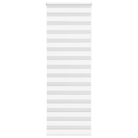 Zebra-Vorhang weiß 75x230 cm, Stoffbreite 70,9 cm, aus Polyester. von , Jalousien und Jalousien - Ref: Foro24-4014802, Preis:...