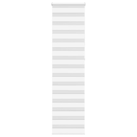 This white zebra curtain is 60x230 cm, with a width of 55.9 cm, made of polyester. by , Blinds and blinds - Ref: Foro24-40147...