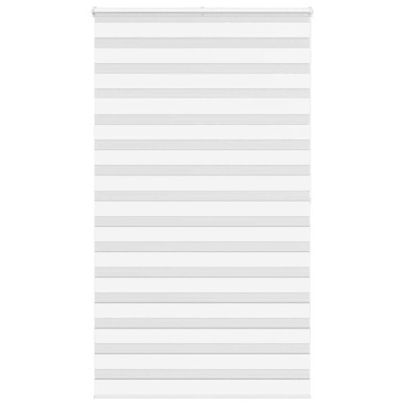Zebra-Vorhang, weiß, 125x200 cm, Stoffbreite 120,9 cm, aus Polyester. von , Jalousien und Jalousien - Ref: Foro24-4014786, Pr...