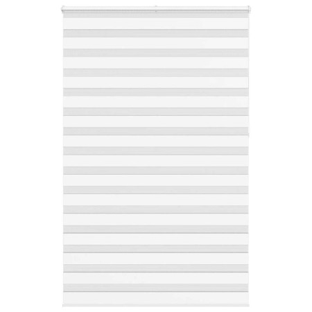 Zebra-Vorhang, weiß, 145x230 cm, Stoffbreite 140,9 cm, aus Polyester. von , Jalousien und Jalousien - Ref: Foro24-4014816, Pr...