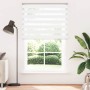White zebra curtain 145x230 cm, fabric width 140.9 cm, made of polyester. by , Blinds and blinds - Ref: Foro24-4014816, Price...