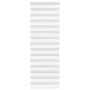 Zebra-Vorhang, weiß, 85x200 cm, Stoffbreite 80,9 cm, aus Polyester. von , Jalousien und Jalousien - Ref: Foro24-4014778, Prei...